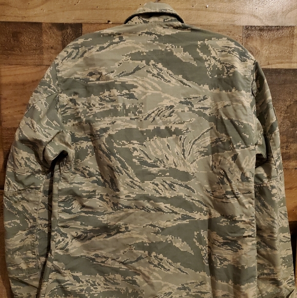 US Air Force Camo Uniform Jacket/Shirt Button Up Size 40R - Picture 8 of 13